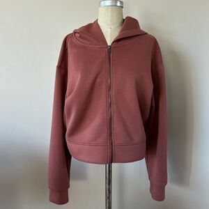 A New Day Cropped Zip Up Sweatshirt